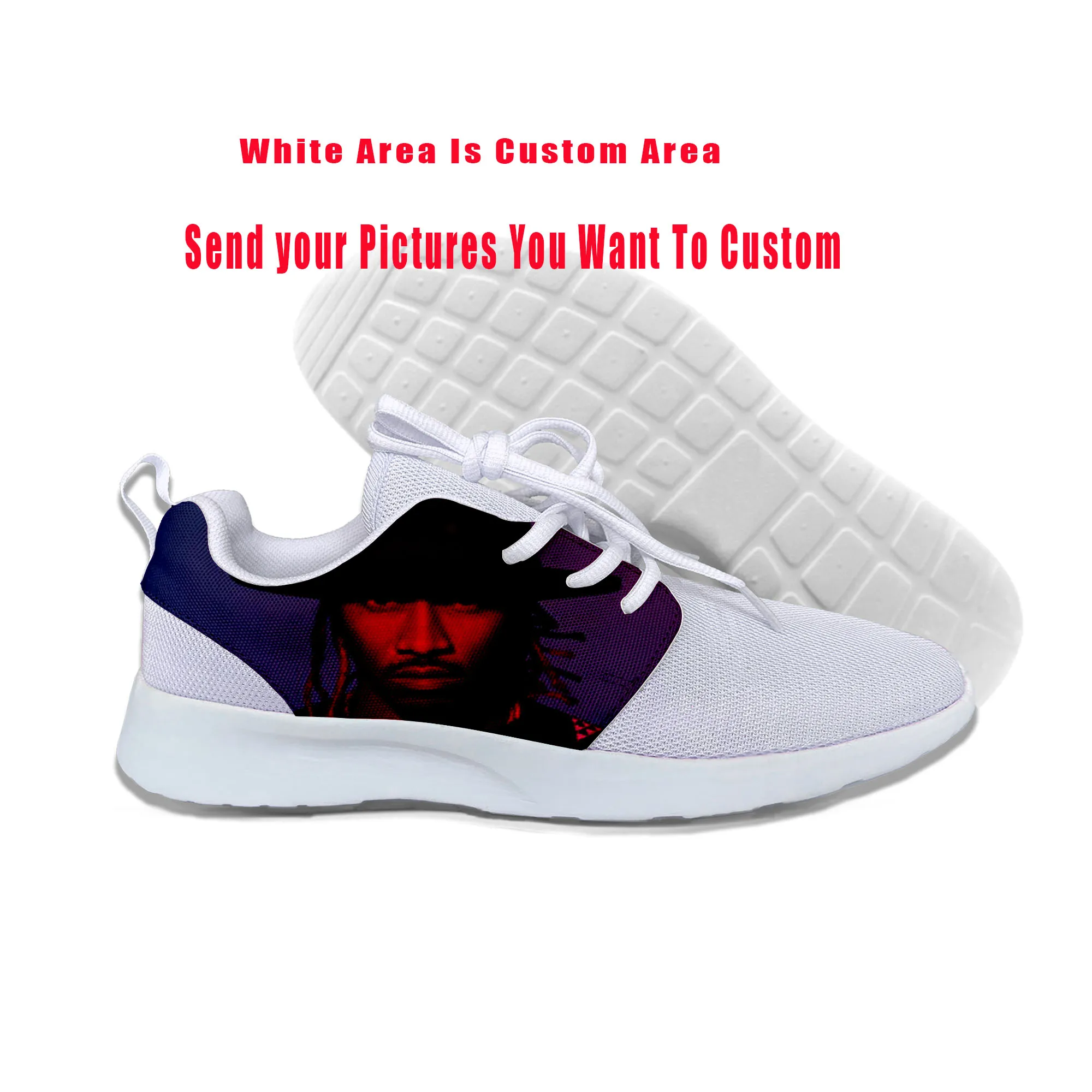 cheap 2019 Hot Cool Fashion New Summer Handiness Casual Harajuku Shoes 3D Print For Man Woman Hip Hop Rap Music Rock Funny Future