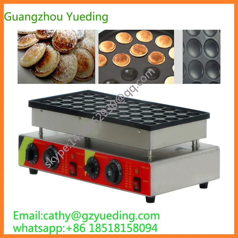 CE certificate Poffertjes grill for sale /Electric 50 holes poffertjes