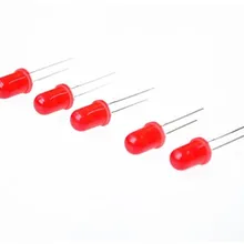 100pcs/lot Red light-emitting Red turn Red 3mm led