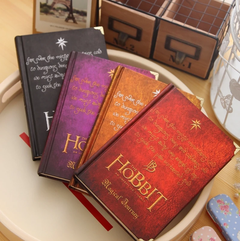 KIMCOOL Notebook [ The Hobbit Magic Book ] Classical European Vintage Diary Composition Book Notepad