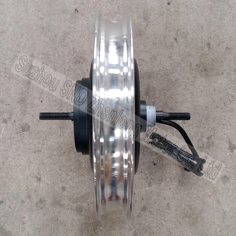 Excellent 16inch ZL motor  48V60v72V96V 1000W  e-bike hub motor/ e-scooter modify brushless drum brake motor G-M601 3