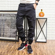 Весенне-осенний мужской комбинезон, брюки, мужские, большие размеры, разноцветные, свободные шаровары, хип-хоп, Беговые брюки в повседневном стиле, брюки M-5XL