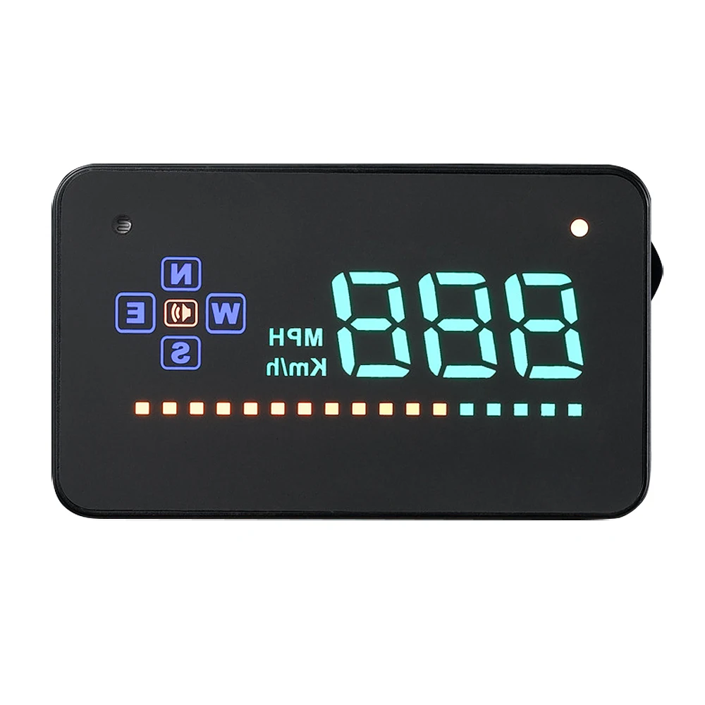 

3.5" Screen Car styling A2 HUD Digital Car Head Up Display Car Speedometer Vehicle Speeding Warning GPS Speedometer