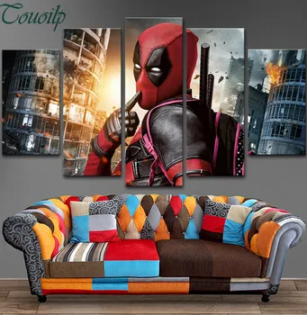 

hobby,5D,diy,Diamond Painting 5pcs,sqaure Deadpool,Cross Stitch,Full,Diamond Embroidery,3d Mosaic,pattern,beaded embroidery