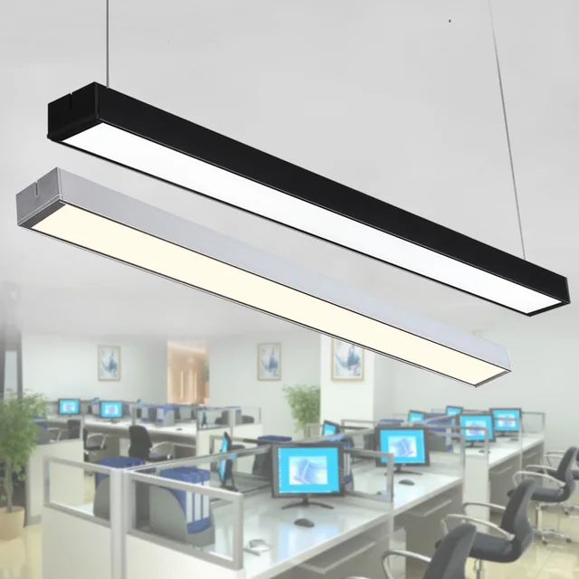 Modern Office Lighting Led Strip Light Chandelier Lamp Modern Office Lighting Led Strip Light Chandelier Lamp Long Aluminum