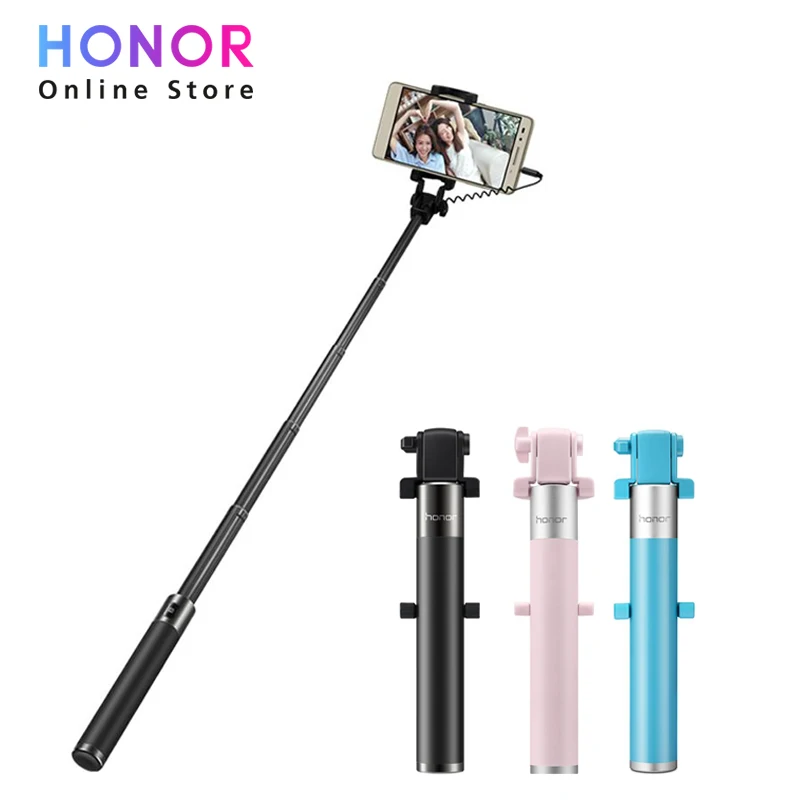 Оригинальная селфи палка Huawei Honor проводной раздвижной ручной монопод с затвором