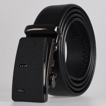 

SUMEIKE NEWEST Fashion Automatic Buckle Genuine Leather Male Belt