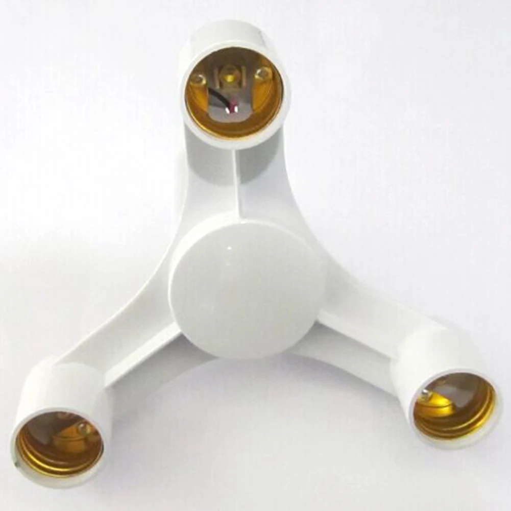 

5/4/3 in 1 E27 Socket Adapter 60/80/100W 85-285V E27 Socket Base Extend Splitter Plug LampHolder Bulb Holder Dual Double Halogen