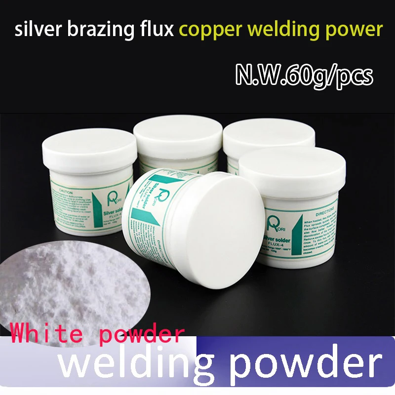 

N.W. 60g Soldering Flux Silver Copper Brazing Fluxes welder Solder Powder Flux for welding copper aluminum alloy etc.