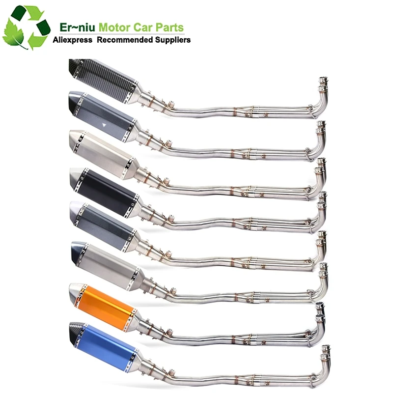 

Motorcycle Full Exhaust Muffler System Escape Middle Link Pipe Slip-On For yamaha TMAX 500 530 YP500 TMAX500 TMAX530 2008-2017