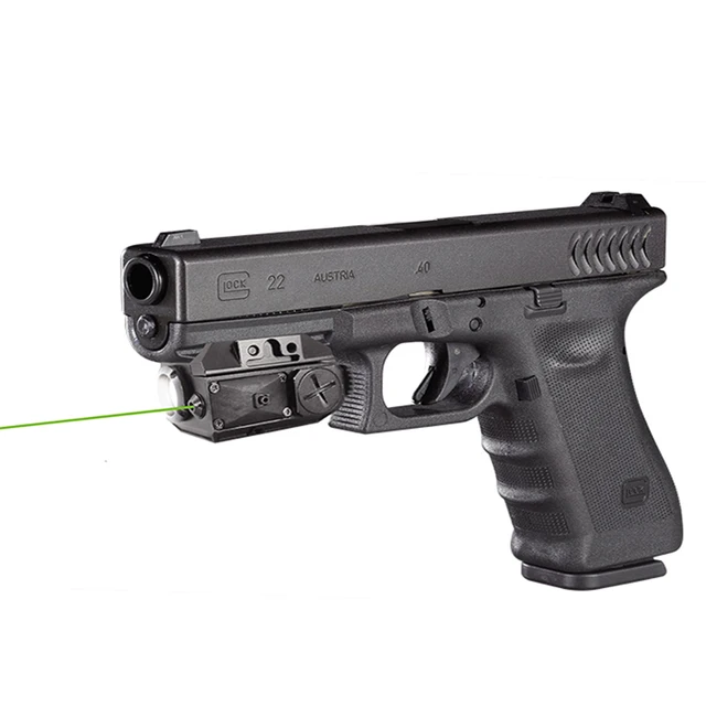 Buy Drop shipping Glock picatinny green laser sight with tactical led light gun