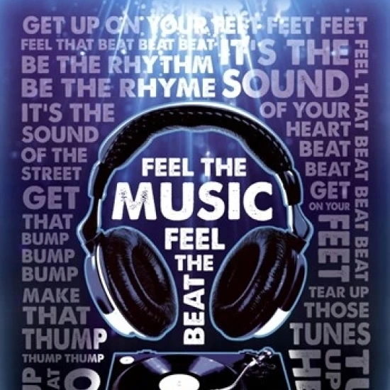 Feel The Music Poster Print (24 x 36)