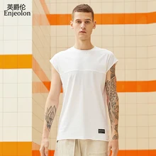 Enjeolon бренд майка мужская повседневная безрукавная Футболка модная одежда Спортивная одежда Мужская s жилет высокого качества T5154
