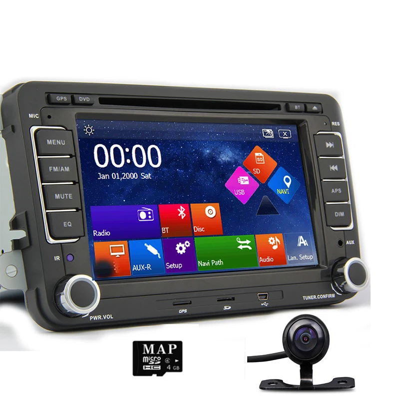 7 &quot2din автомобильный DVD для VW GOLF 5 Golf 6 POLO PASSAT CC JETTA TIGUAN TOURAN EOS SHARAN SCIROCCO TRANSPORTER T5 CADDY с GPS