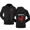New Fashion Abarth Car Logo Sweatshirt Hoodies Men Hoody Spring Autumn Fleece Cotton Zipper Jacket HipHop Harajuku Male Clothing 1