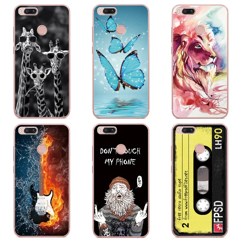 

For Xiaomi 5X Case Phone Cover Silicon Soft TPU Design Case For Xiaomi Mi 5X Protective Back Cover For Xiaomi Mi5X Fundas capa