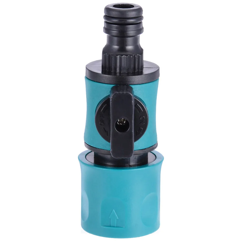 1PC Plastic Valve with Quick Connector Prolong Hose Irrigation Pipe Fittings Adapter Switch Agriculture Garden Watering | Дом и сад