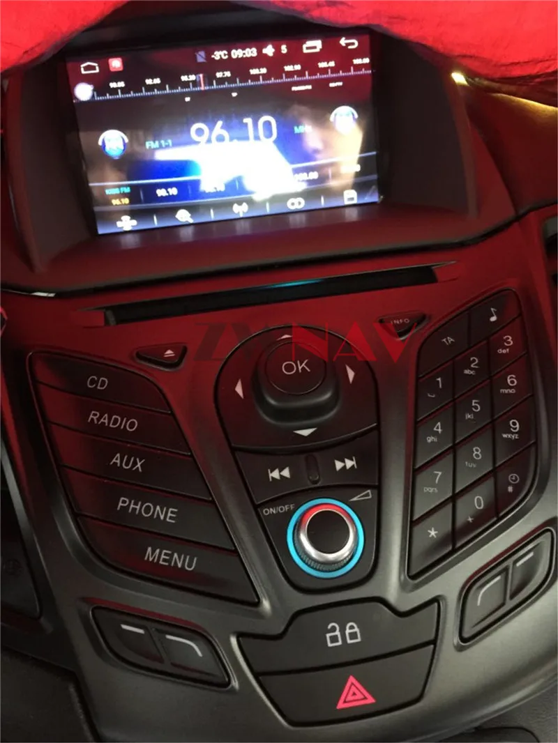 Flash Deal ZWNAV Android 9.0 Car GPS Navigation 2 Din DVD Player For Ford Fiesta 2012 2013 2014 2015 2016 Multimedia Radio 8 Inch 2