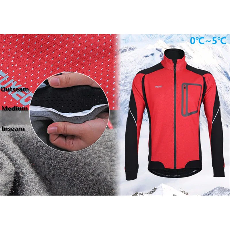 ARSUXEO, ветрозащитная велосипедная куртка, зимняя, мужская, теплая, термальная, одежда для велоспорта, уличная, для горного, MTB, велосипедная куртка, велосипедная Джерси