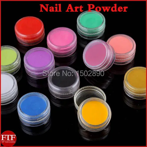 Professional 12 Mix Color Jumbo Beautiful Nail Art Acrylic Powder Builder Set #2 | Красота и - Цена: 