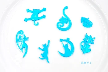 

Flower Invitation Pendant Mold_Handmade Silicone Fan Pendant Moulds Shell Flower Moulds MD1632-1645