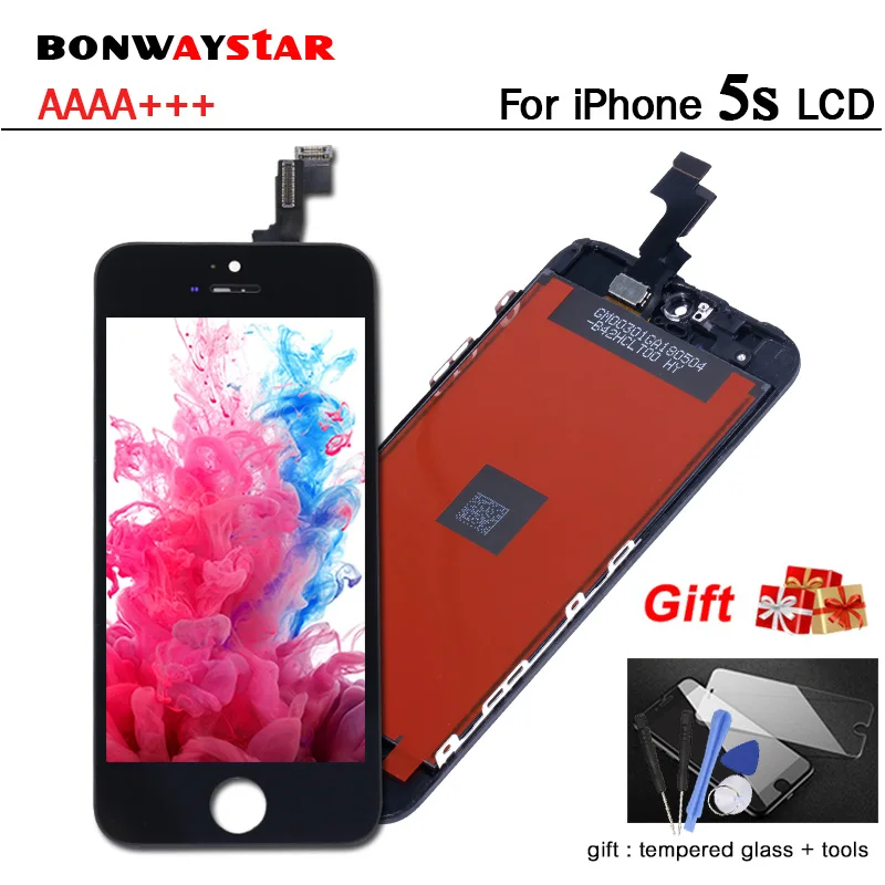

AAA+++ Quality LCD Screen For iPhone 5s A1457 A1533 A1530 LCD Display Touch Assembly with Original Digitizer Parts for 5s LCD