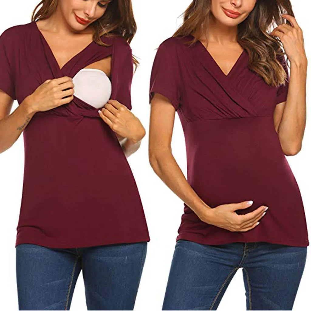 Zwangerschap средства ухода за кожей для будущих мам Camisetas Embarazada женская футболка Enceinte грудного вскармливания беременность блузка Ropa Lactancia MAR8