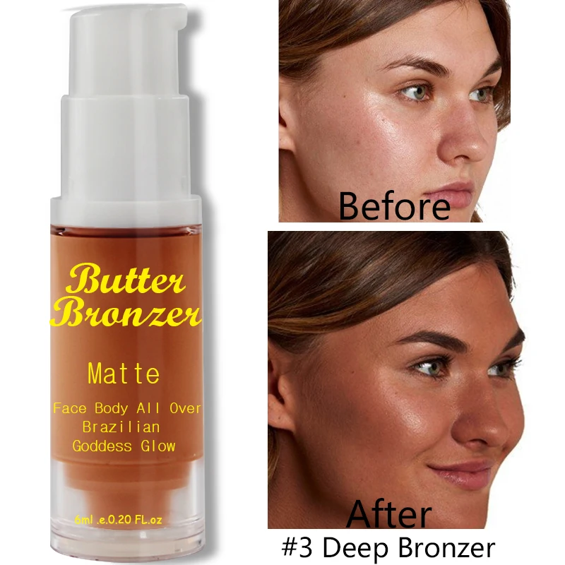 

TREEINSIDE 2801 foundation Butter Bronzer Ultra-rich bronzer formula instantly melts into skin sealing-in lasting hydration