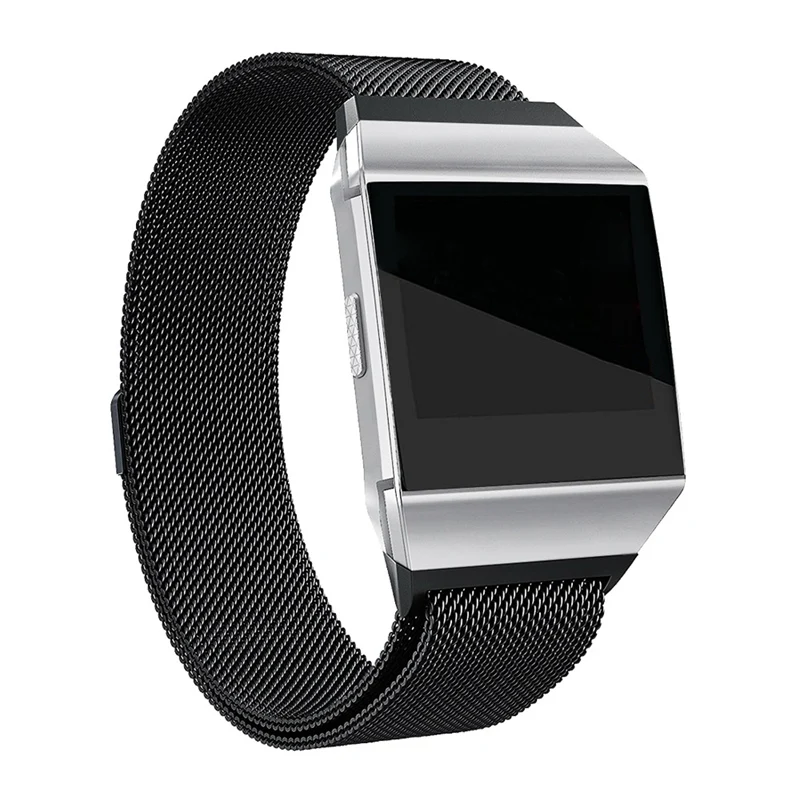 Для Fitbit Ionic, металлический ремешок из нержавеющей стали, Миланская петля, сетка, наручные часы, ремешок, сменный ремешок, магнит, смарт-Аксессуары