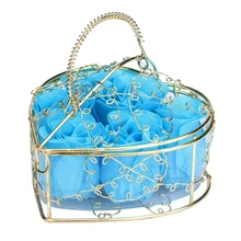 6 шт. ароматизированное мыло для тела с лепестками роз для ванны, подарок на свадьбу, украшение для дома, сделай сам