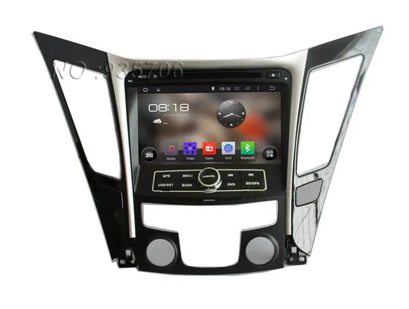 For Hyundai SONATA 2011 2013 2din Android 5.1.1 Car DVD with WIFI 3G