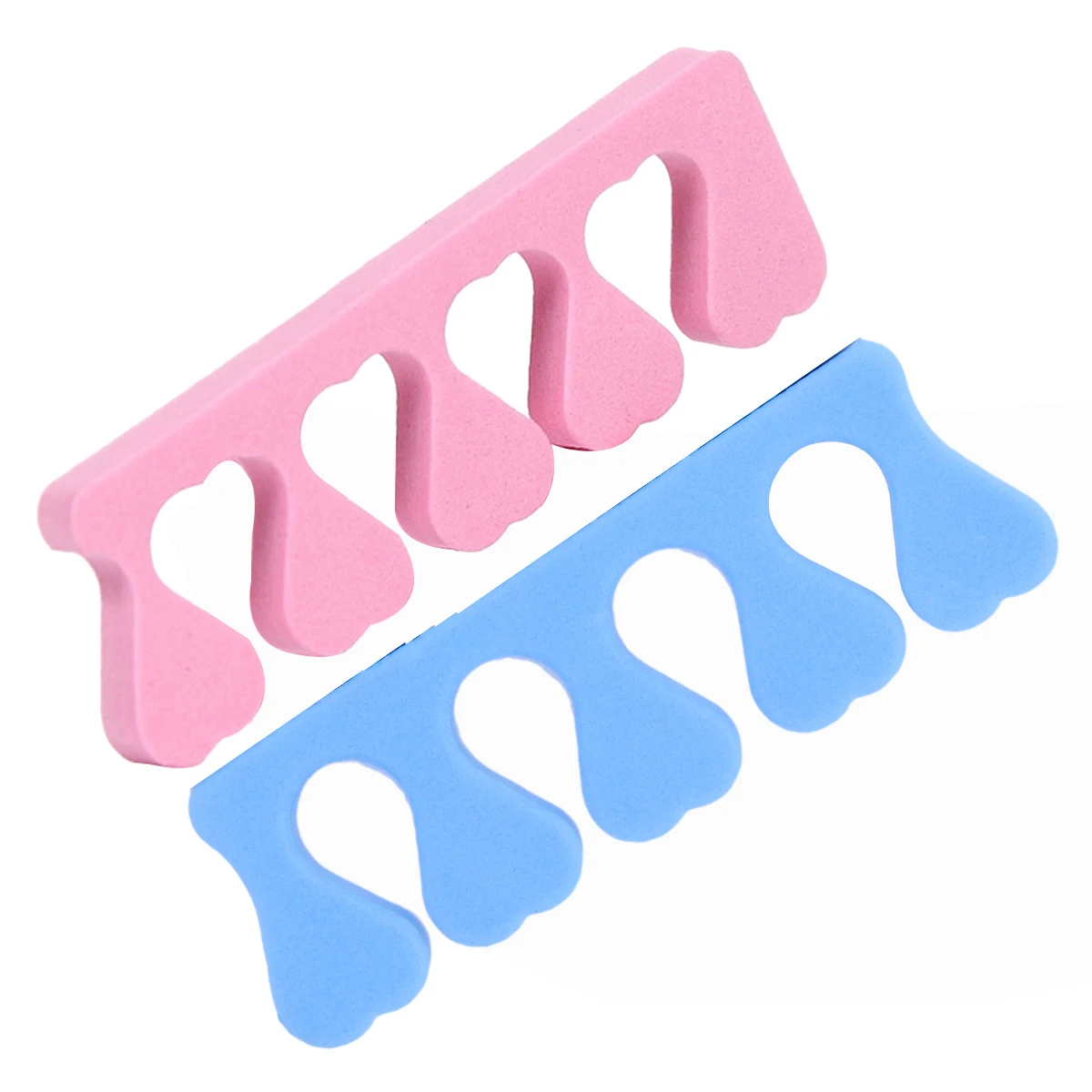 

2Pcs Soft Sponge Foam Nail Finger Toe Separators Nail Art Pedicure Manicure Tools (Random Color)