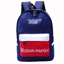 Harajuku для женщин воин печатных рюкзак женский средней школы студент мешок холст тенденции моды рюкзак, сумка через плечо