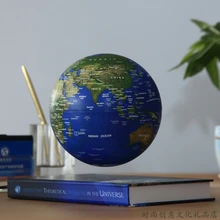 Вращающийся полноценных книг магнитной левитации Глобус