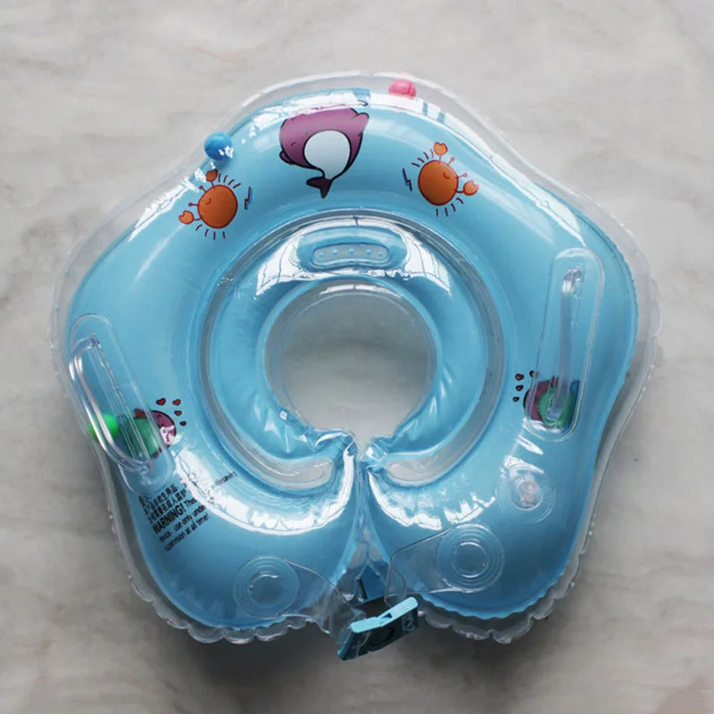 Cute Shark Shaped Children Inflatable Boat Animal Style Safety Pool Accessories Baby Ring Neck Inflatable Circle Seat Float