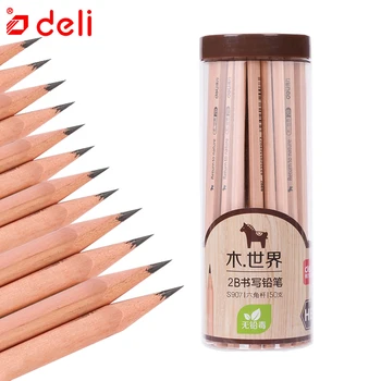 

Deli 30/50/72pcs/set Pencil Professional 2B/2H/HB Wooden Pencil Student Stationery for Writing Non-toxic Pencil School Supplies
