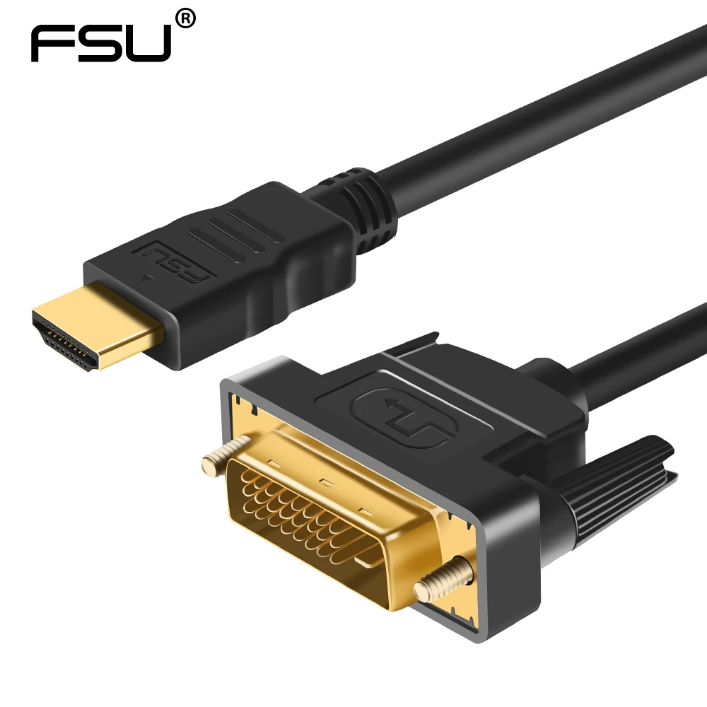 1080 P 3D HDMI/DVI HDMI кабель 24 + 1 pin адаптер Кабели для LCD DVD HDTV xbox высокая скорость DVI hdmi кабель 1 м 2 м 3 м 5 м