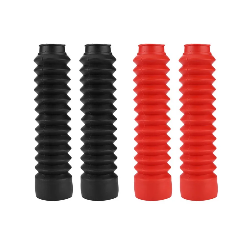 

Newest 1 Pair Front Fork Cover Shock Absorbing Protecting Gaiters Motorcycle Rubber Boot Gaitor For Harley