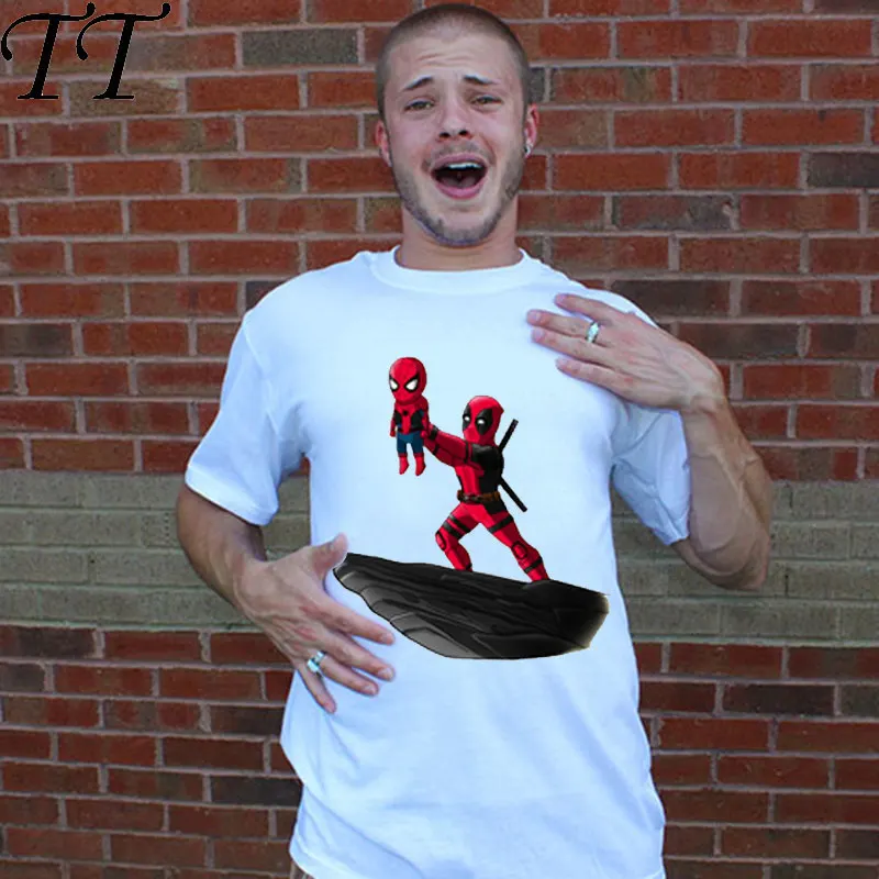 

2019 Newest Deadpool Men T shirt Fashion Regenerating Jackass Design tops The Darth King Printed T-Shirts Punk Hipster tee gt225