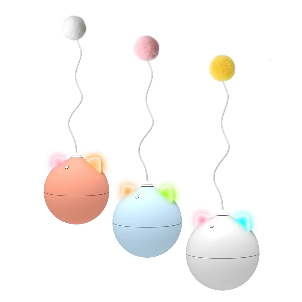 

Led Ball Cat Toy Automatic stick Rotating Interactive Funny Cat Led Toy Ball Scratching Cat Toys Electronic Kedi Malzemeleri
