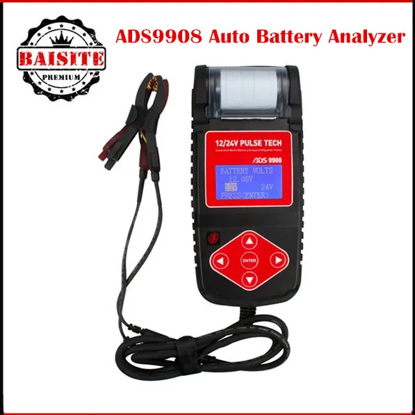 2016 DHL Free shipping Best Quality ADS9908 Auto Car Digital Battery