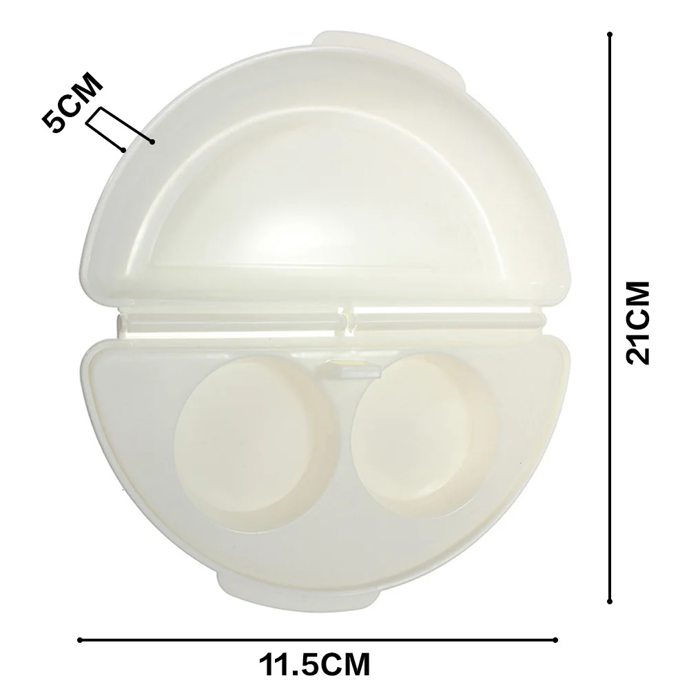 Шт. 1 шт. портативный два яйца микроволновая печь контейнер для омлета сковорода контейнер для варки яиц блин чайник яйца плесень пособия по кулинарии Инструменты Кухня гаджеты - Цвет: PJ729
