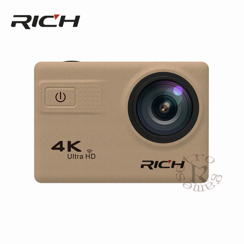 Экшн камера RICH F68B 4K Wifi 2 0 &quotLCD UHD водонепроницаемая Спортивная наружная