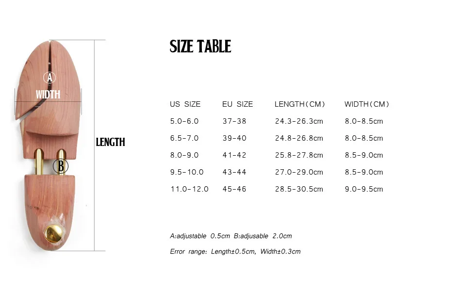 Мужские сосновые деревья для обуви металлическая ручка регулируемая длина и ширина уход за обувью