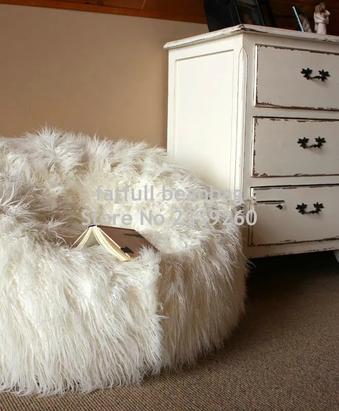 Cover Only No Filler SHAGGY IVORY SOLID BACK LEANBACK LOUNGER VIDEO GAMING MOVIE CHAIR READING Bean Bag Lounger In Living Room Sofas From Furniture On Cover Only No Filler SHAGGY IVORY SOLID BACK LEANBACK LOUNGER VIDEO GAMING MOVIE CHAIR READING Bean Bag Lounger In Living Room Sofas From Furniture On