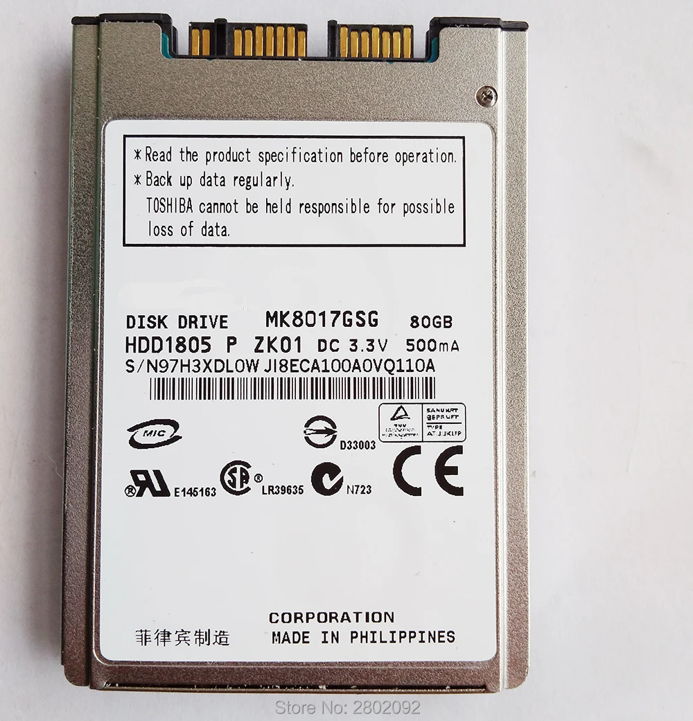  Nuevo HDD de 80 GB 18 