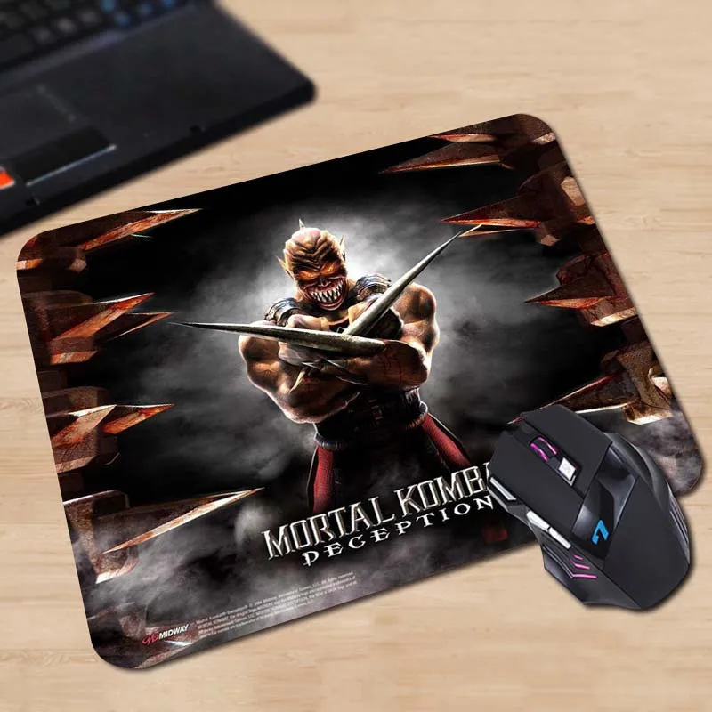 Babaite Лидер продаж серии Цифры Mortal Kombat индивидуальный заказ кремния мышь Pad ваш собственный стиль удивительные черные модные коврики для мыши - Цвет: 25x29cm