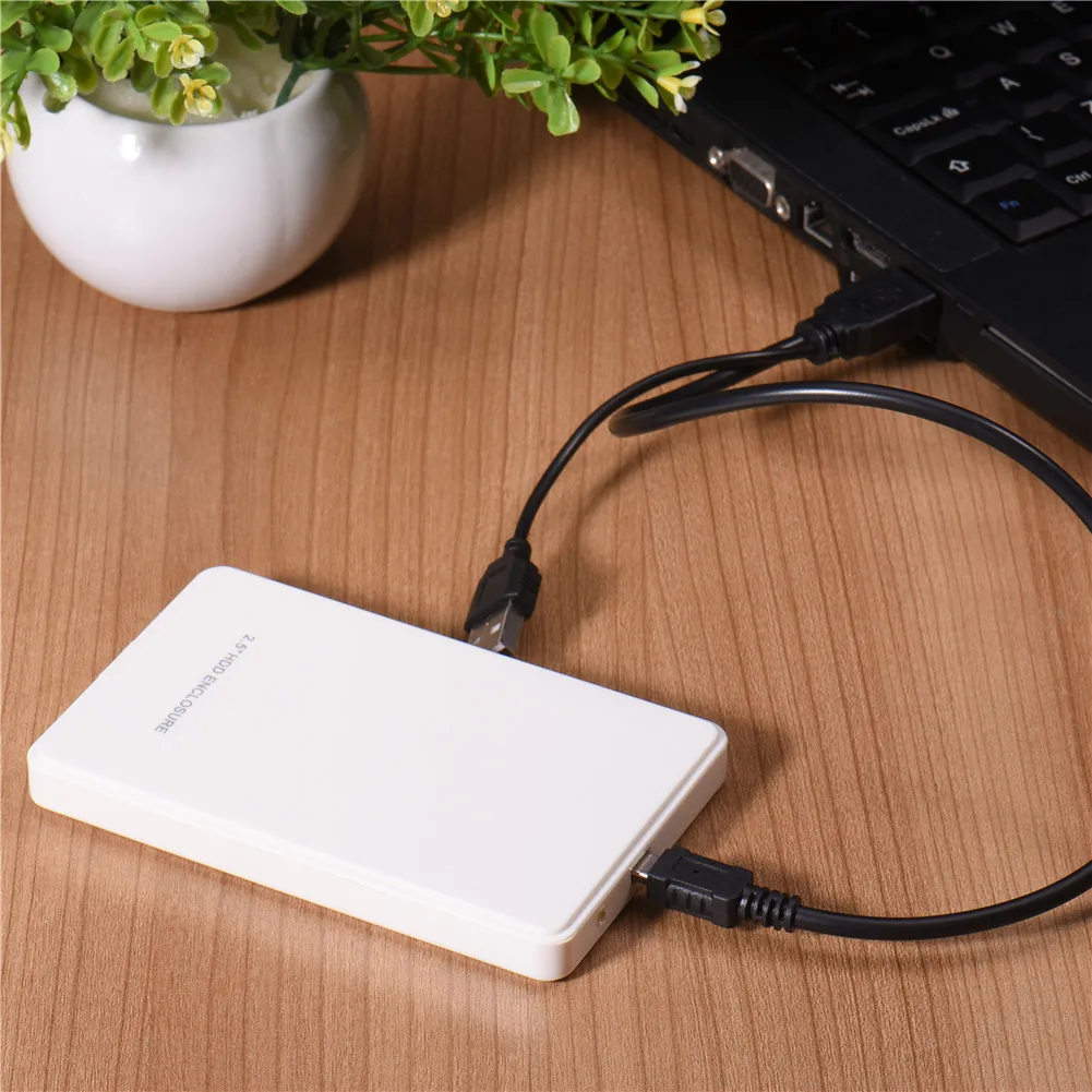 USB 2,0 HDD чехол жесткий диск 2,5 дюймов коробка SATA 2 ТБ внешний корпус для жесткого диска мобильный жесткий диск HDD Корпус док-станция для Caddy для ноутбука