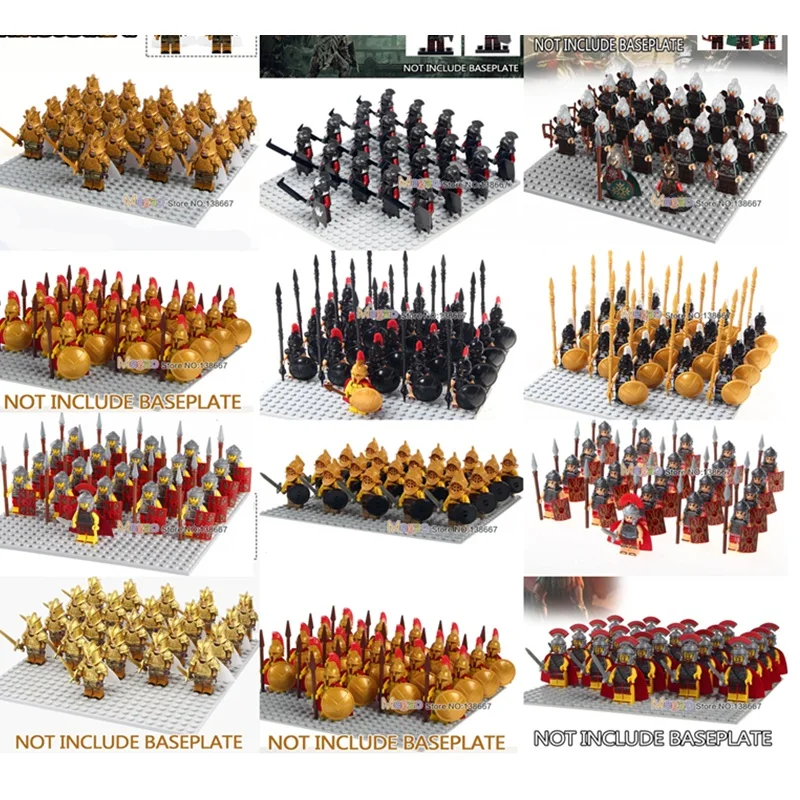 

21pcs/lot Building Blocks Game of Thrones Daenerys Targryen with Medieval Soliders Army Ice and Fire Medieval Knights