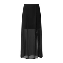 Женская летняя Модная Повседневная шифоновая юбка больших размеров 3XS-10XL, сексуальный разрез, длинные прямые юбки